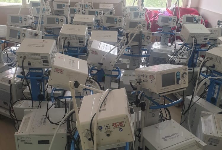 809 Ventilator sent from Center did not Installed in Punjab