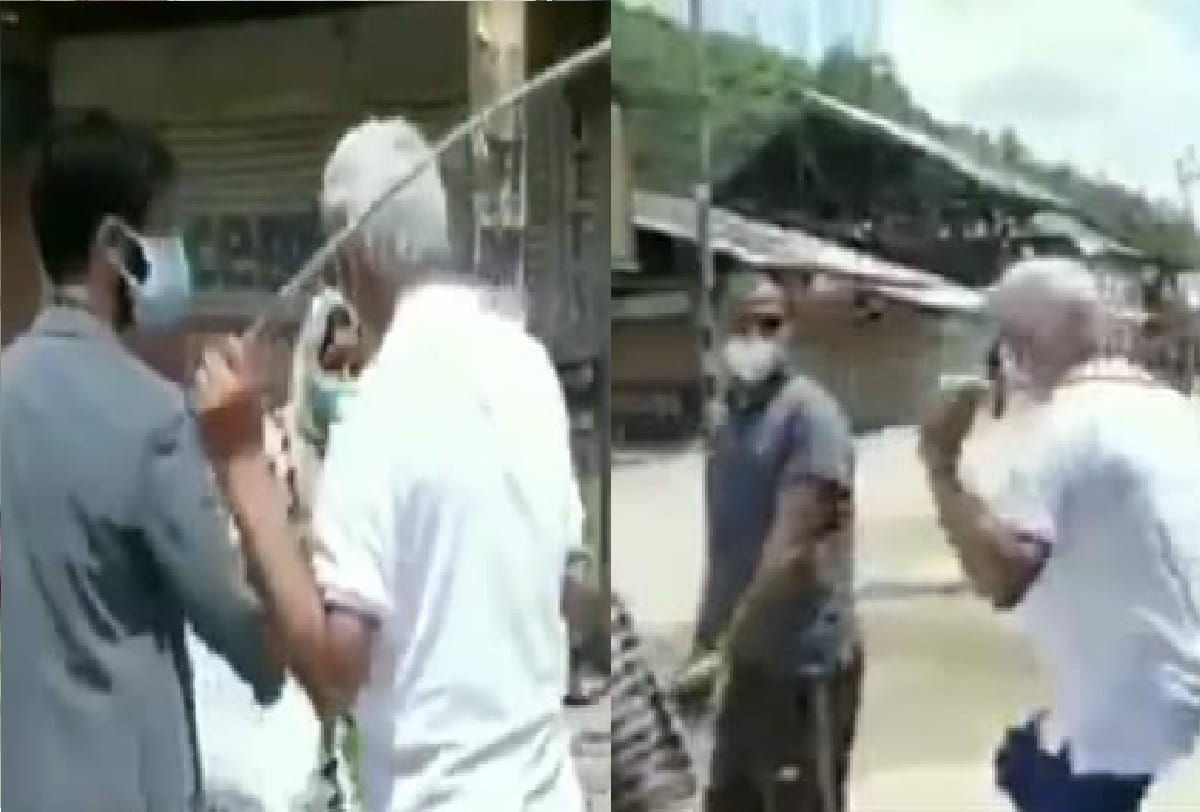 ADC of Baramulla district beats women with sticks during corona curfew