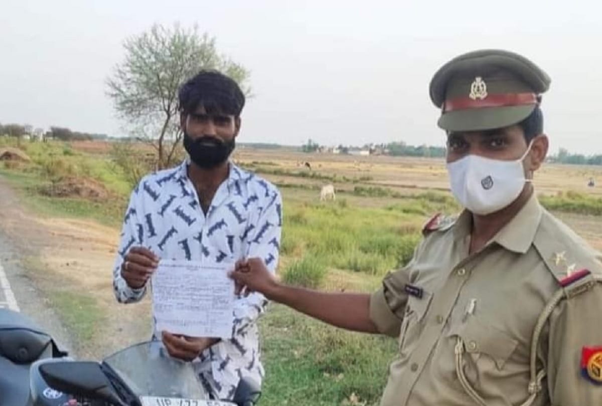 young man was fined ten thousand for being caught without a mask For the second time in balrampur