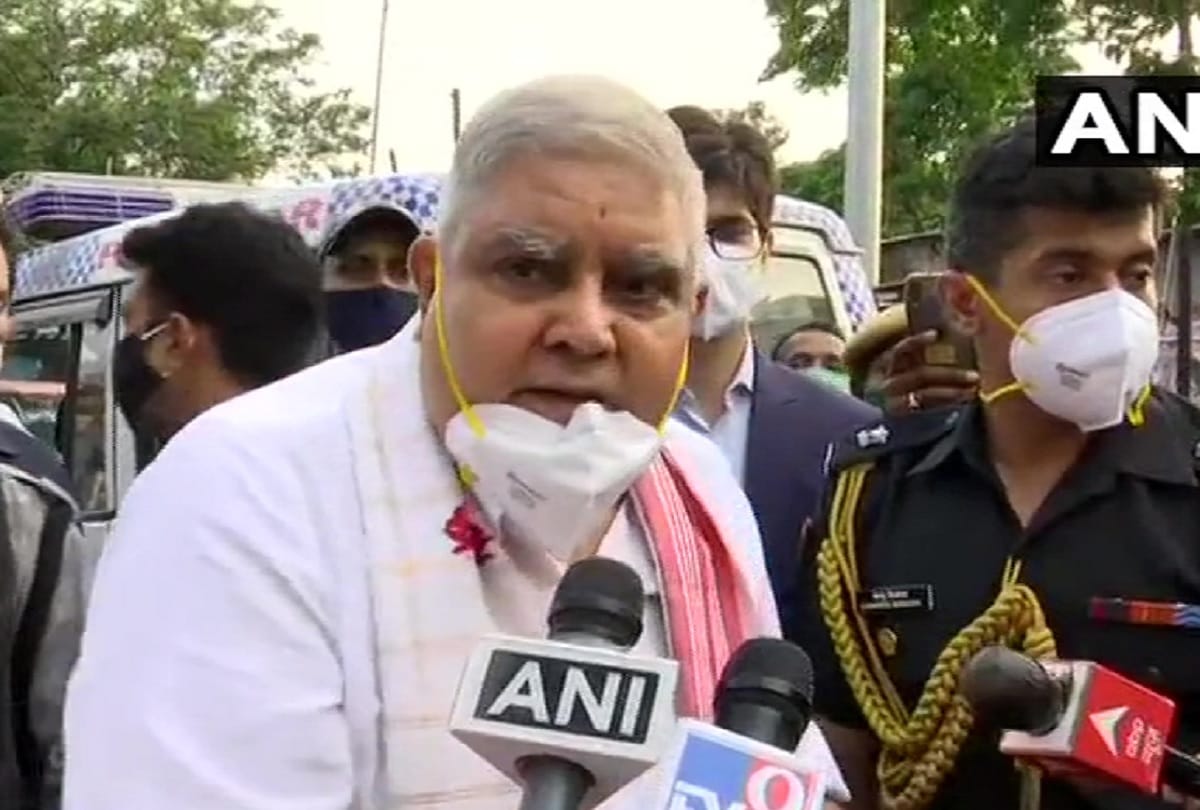 After reaching Cooch Behar Governor of West Bengal Dhankhar asked Why did the violence only happen in West Bengal
