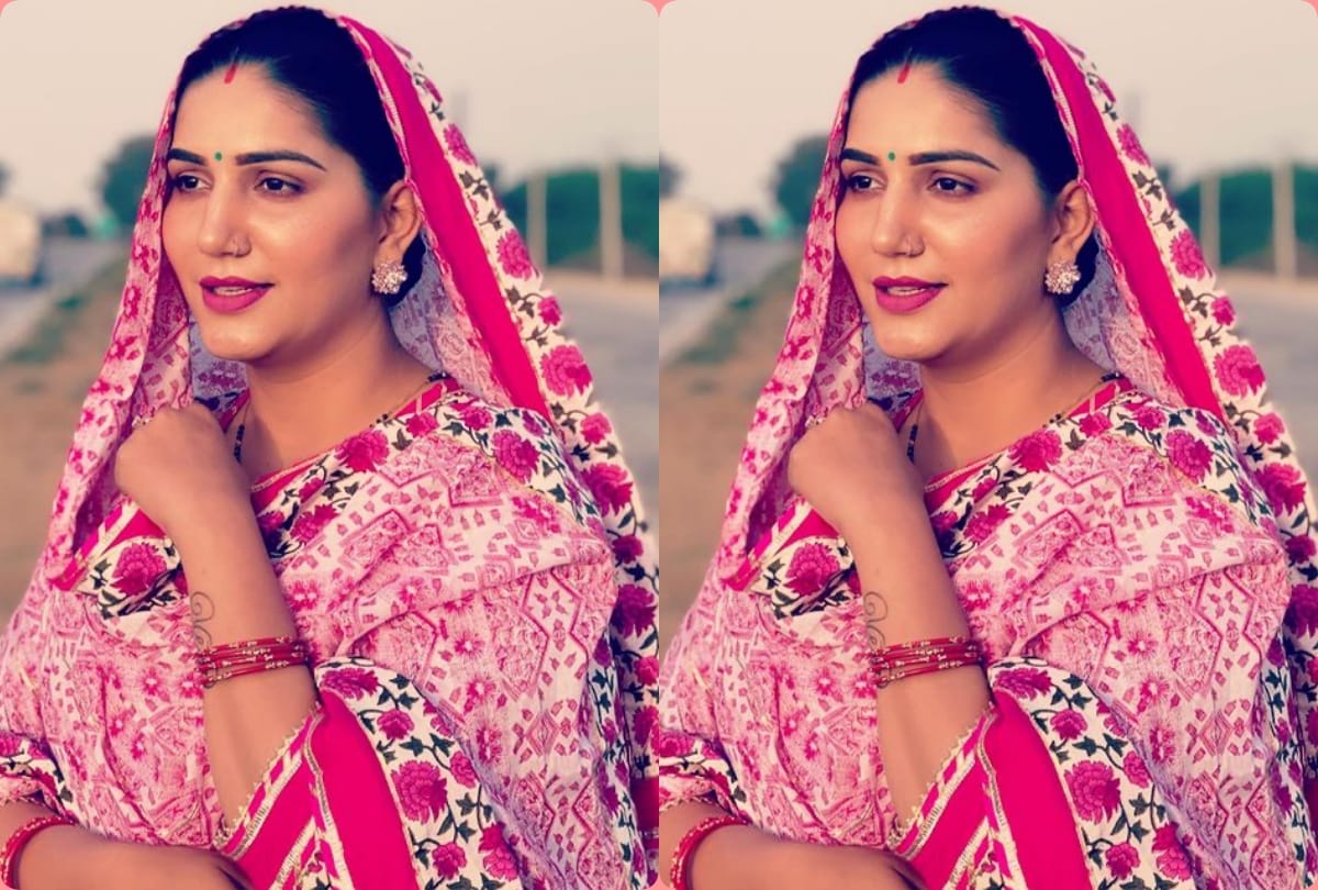 Sapna Choudhary shared latest bridal look stunning photos on instagram