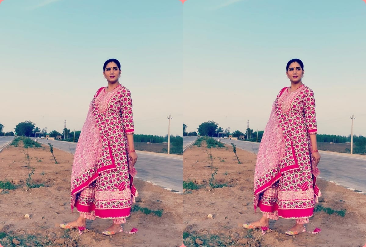 Sapna Choudhary shared latest bridal look stunning photos on instagram