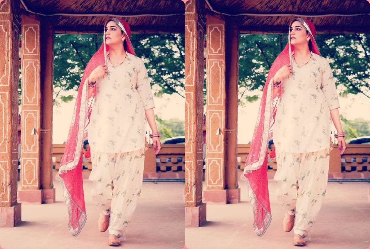 Sapna Choudhary shared latest bridal look stunning photos on instagram