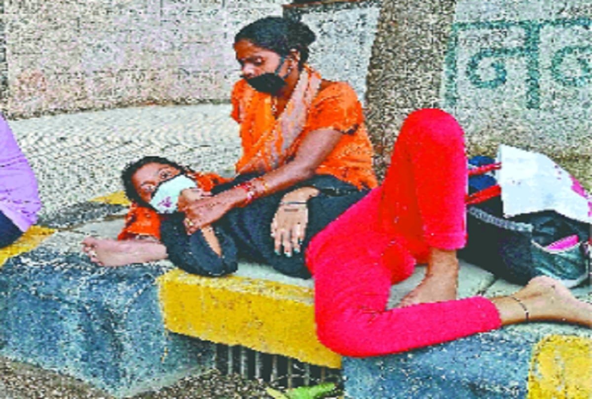 Delhi news: not admitted even after the symptoms of corona