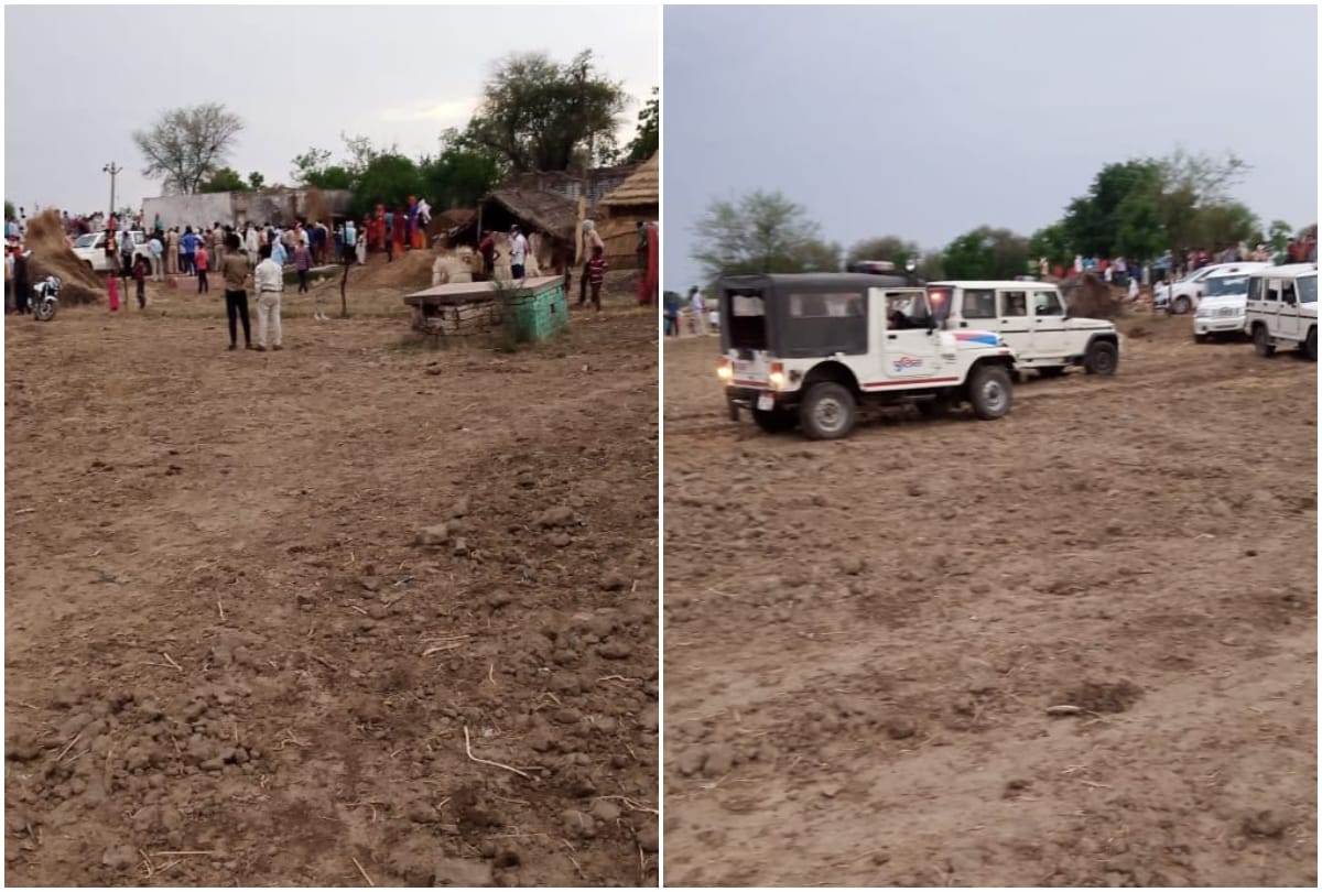 Attack On Agra Police Team In Dholpur One Woman Injured In Firing