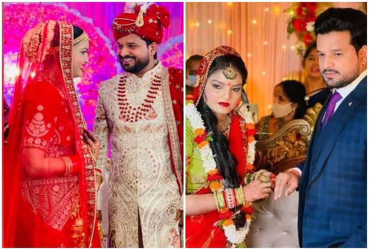 Ritesh Pandey Marriage: Bhojpuri Star Ties Knot with Vaishali Pandey, See VIRAL Photos