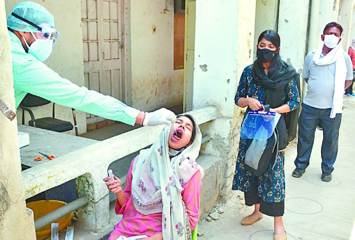 covid patients increased seven times in the second wave of coronavirus in agra
