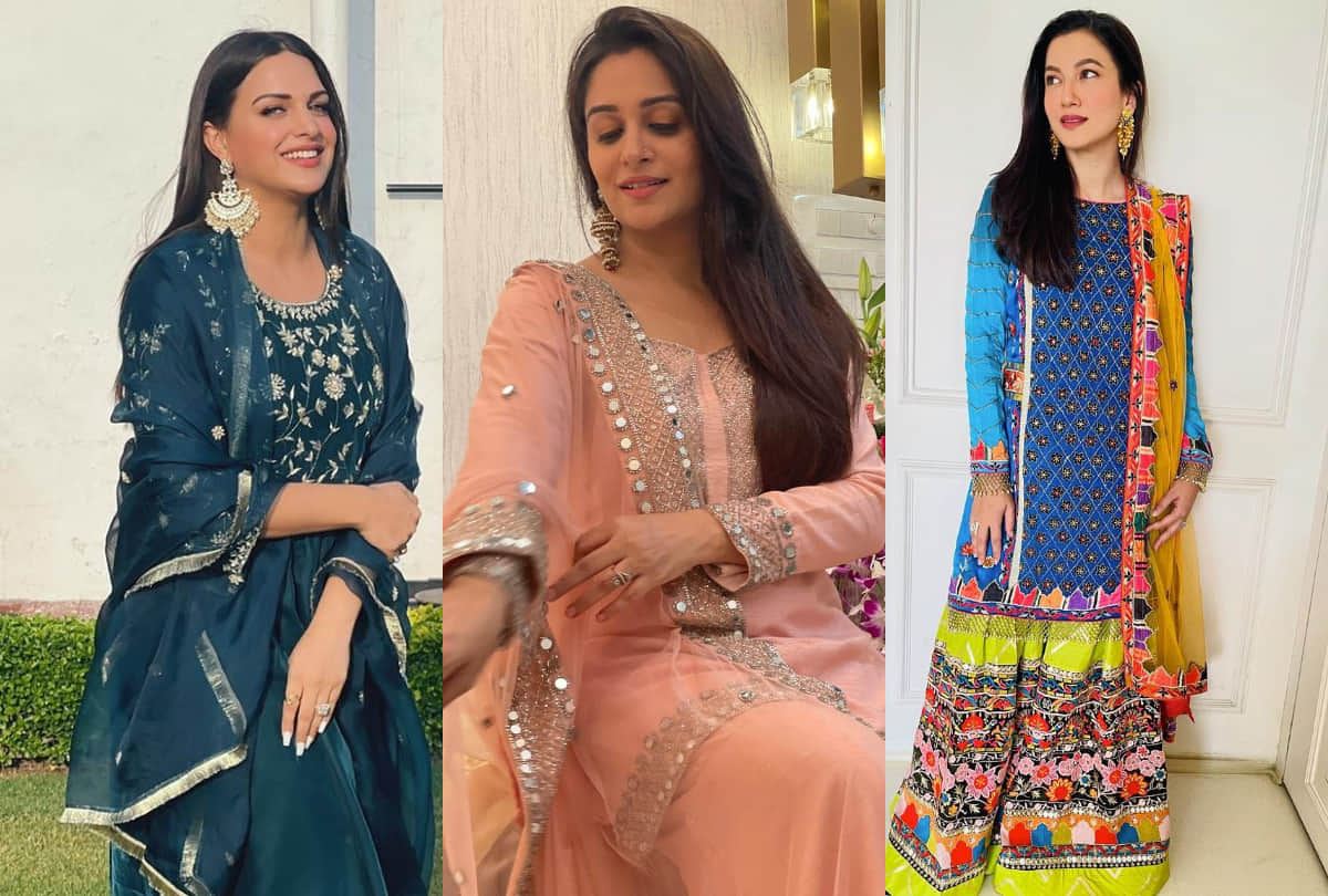 gauhar khan zaid darbar to dipika kakar eid 2021 celebration in her beautiful look