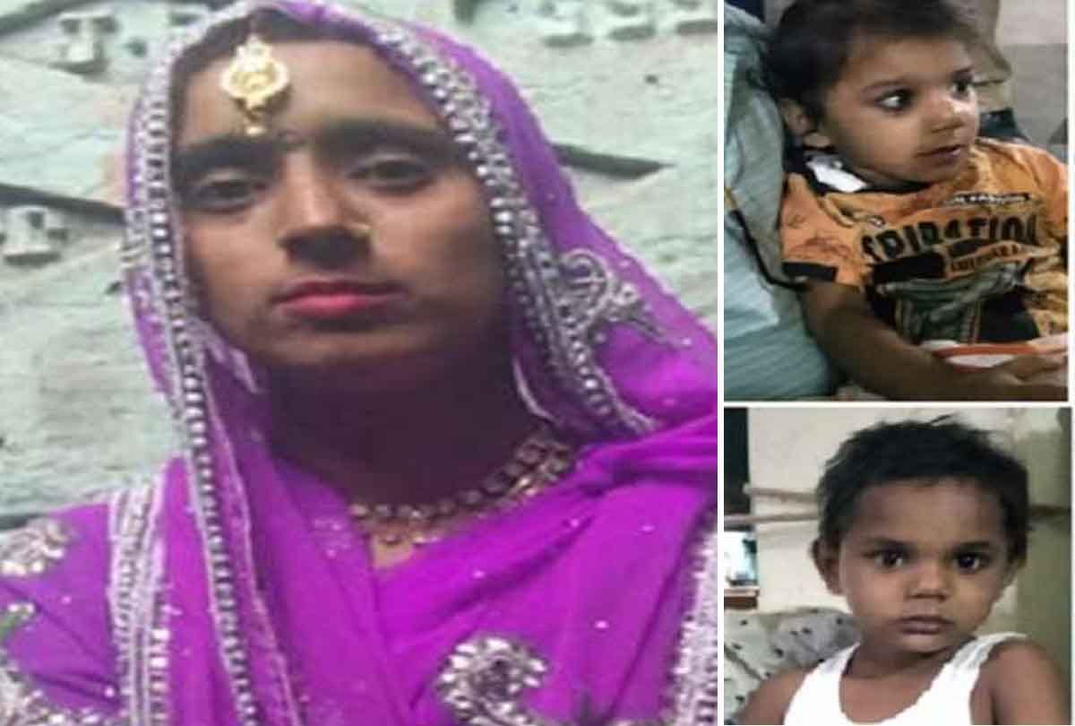 sister-in-law's death, sister law threw the children into the pond, police personnel jumped and saved innocent lives