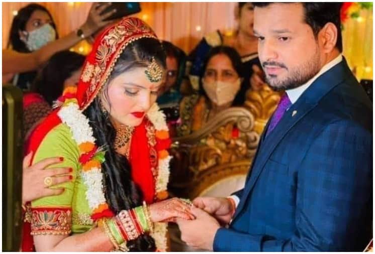 Ritesh Pandey Marriage: Bhojpuri Star Ties Knot with Vaishali Pandey, See VIRAL Photos