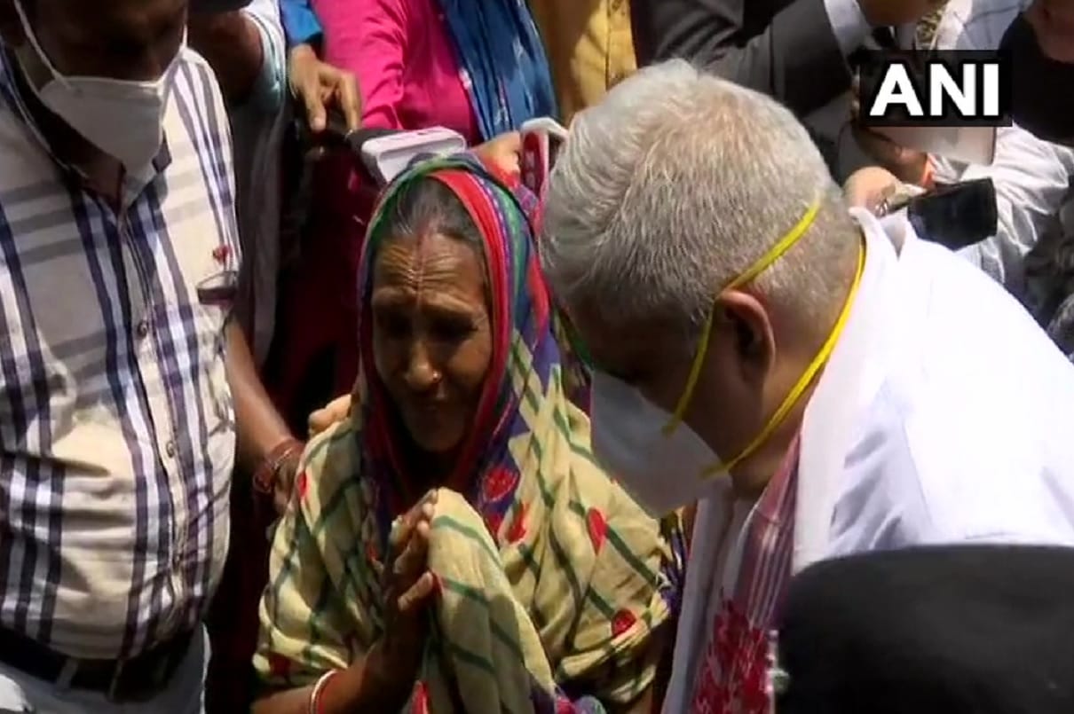 WB Governor Jadeep Dhankhar visits Nandigram meets affected people over post-poll violence