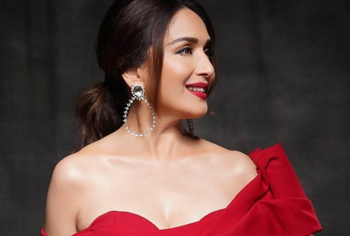 Madhuri Dixit shares throw back picture of her vacation look super gorgeous in off shoulder maxi dress