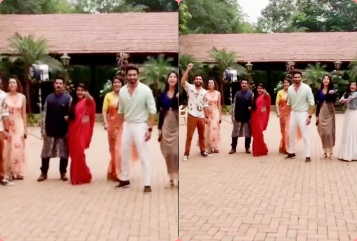tv serial Aapki Nazron Ne Samjha nandani aka Richa Rathore funny video viral from shooting set called gold digger