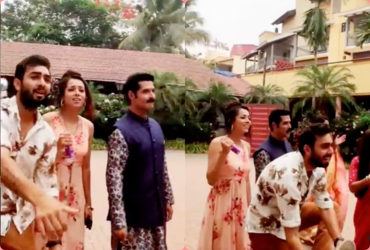 tv serial Aapki Nazron Ne Samjha nandani aka Richa Rathore funny video viral from shooting set called gold digger