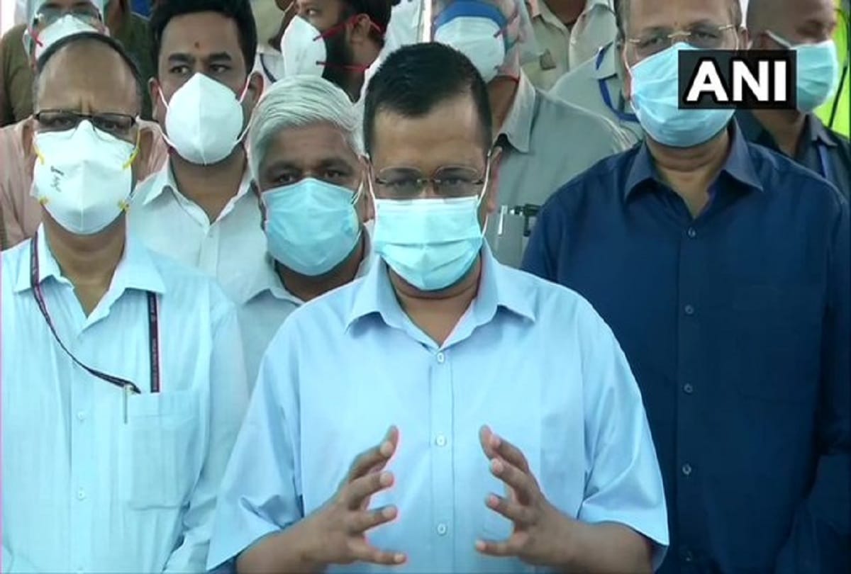 CM Arvind Kejriwal visits Oxygen Depot and Oxygen Production Plant
