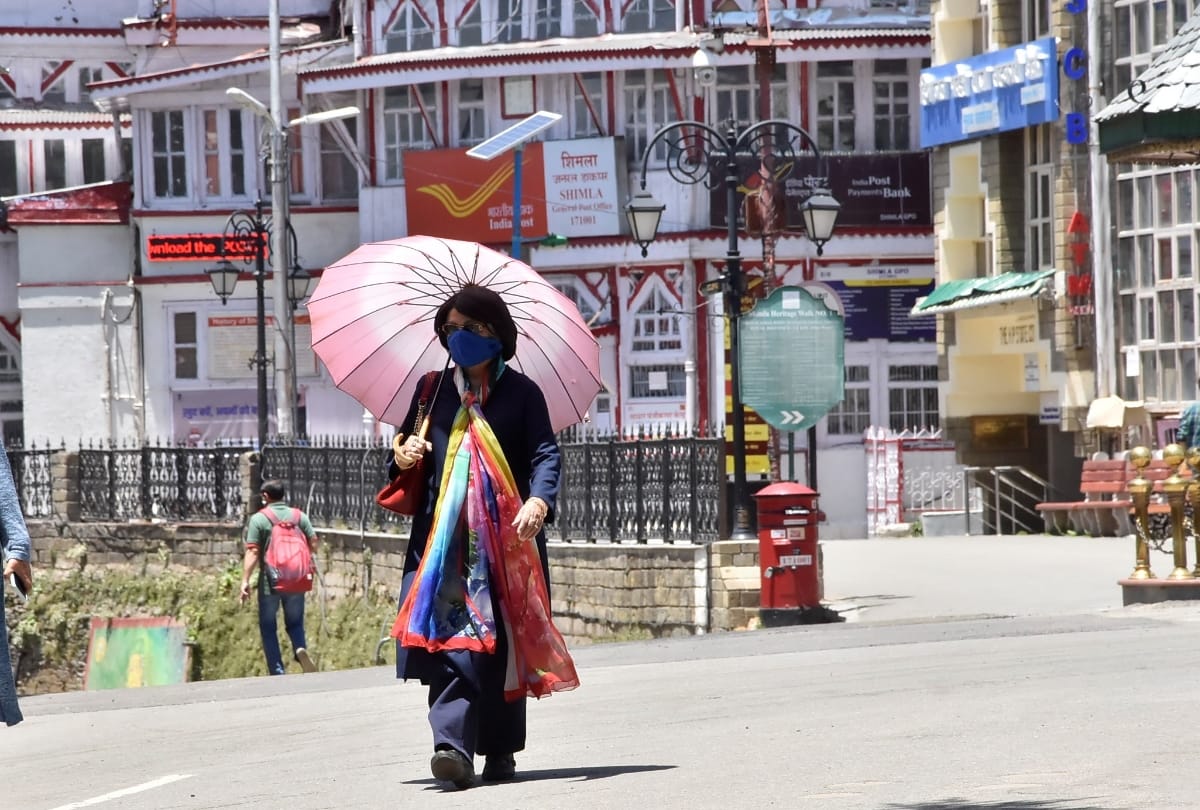 Weather Update himachal: Una recorded 38.2 degree Celsius temperature