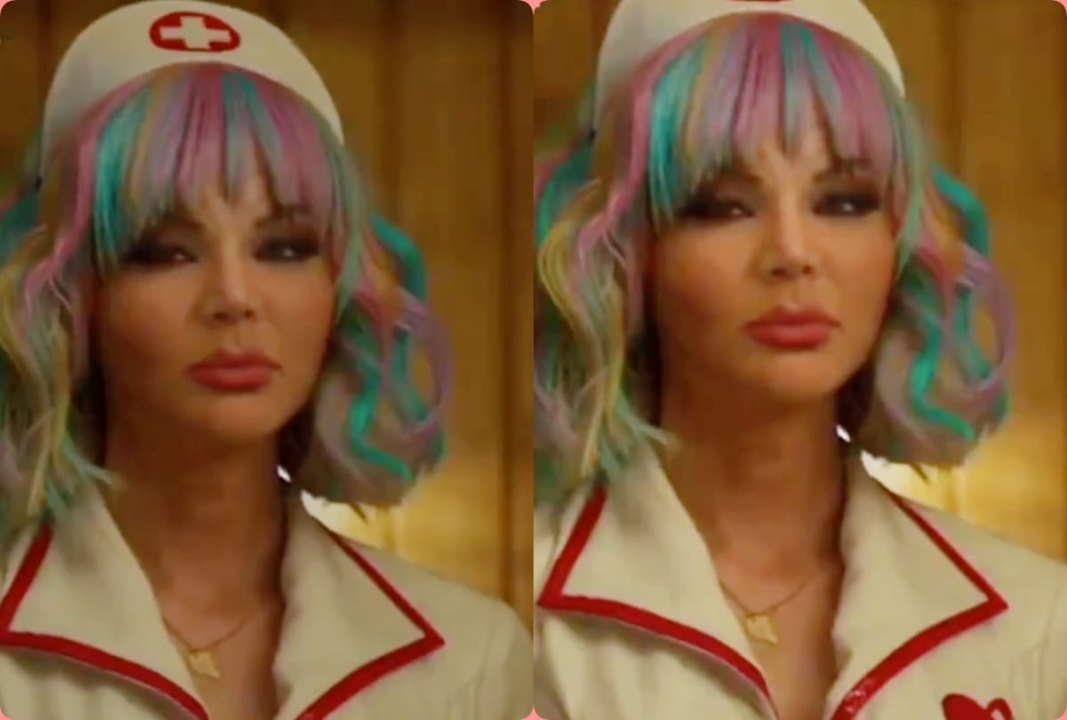 Rakhi Sawant shared her hollywood look funny video of face morphing with reface app on instagram
