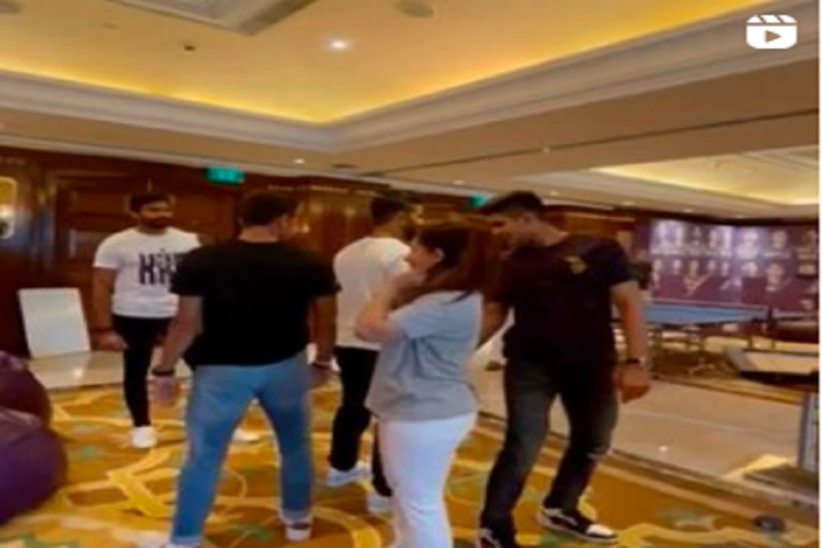 Shubman Gill Dance With Nitish Rana Wife Saachi Marwah, Watch Video