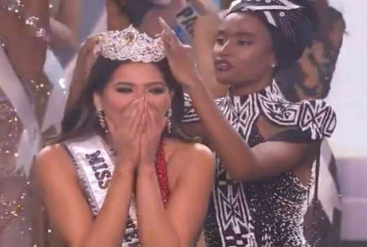 Miss Universe 2020 Miss Mexico Andrea Meza crowned as the winner Miss India Adline castelino came in top five