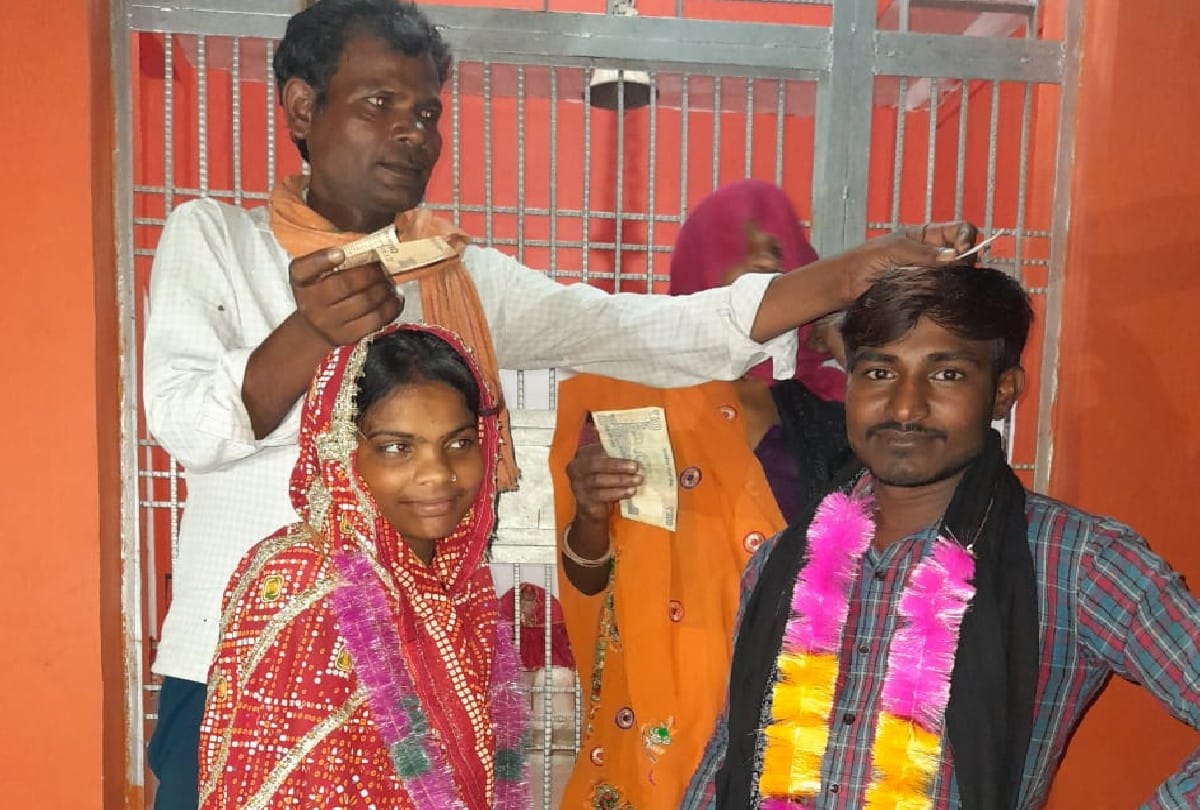 Lover couple gets married in the presence of police in Mainpuri