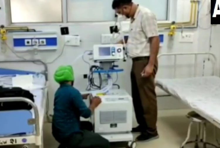 Company engineer has made 73 ventilators operational in Faridkot Medical College