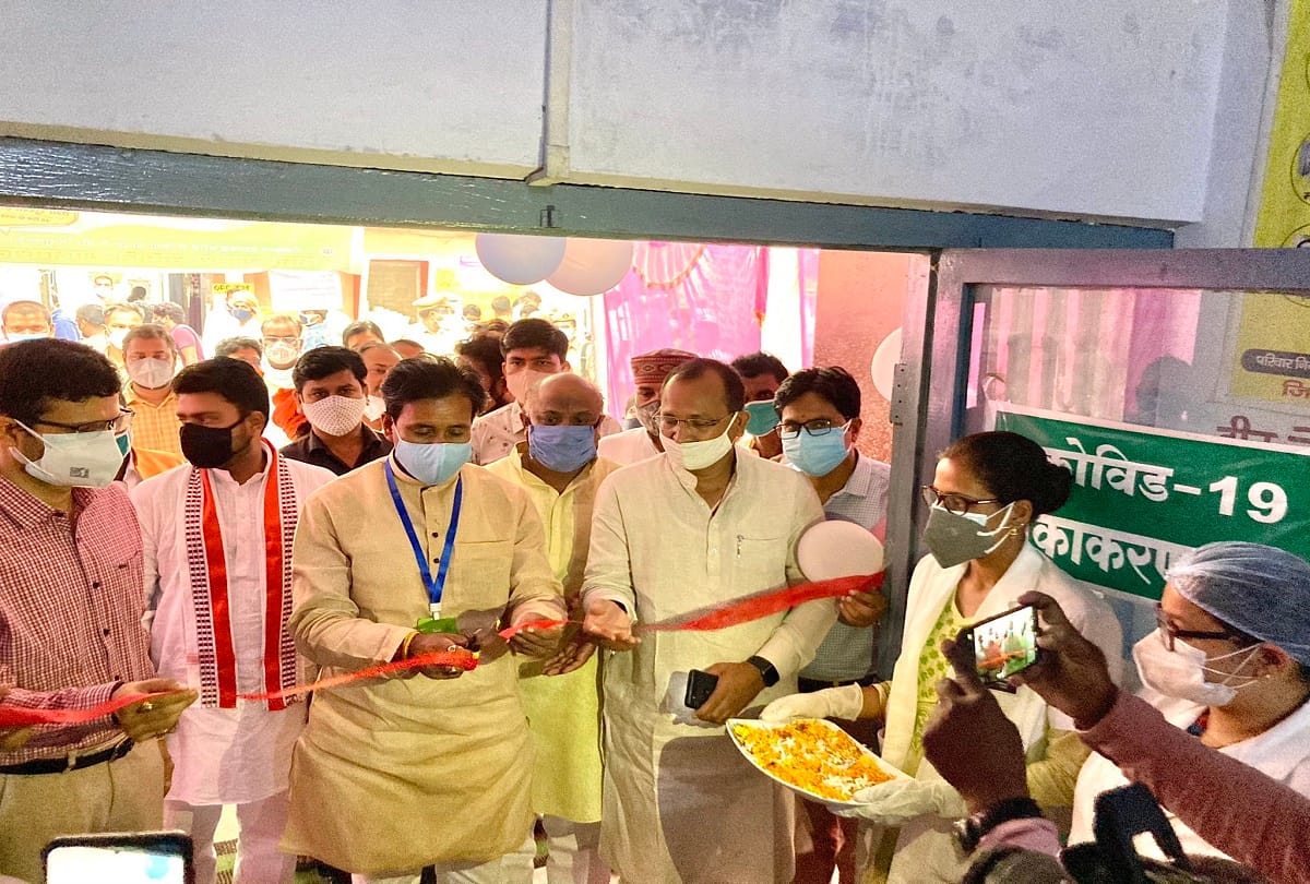 Cabinet Minister anil rajbhar said efforts to stop black fungus and third wave of covid intensified after launching corona vaccination campaign in azamgarh