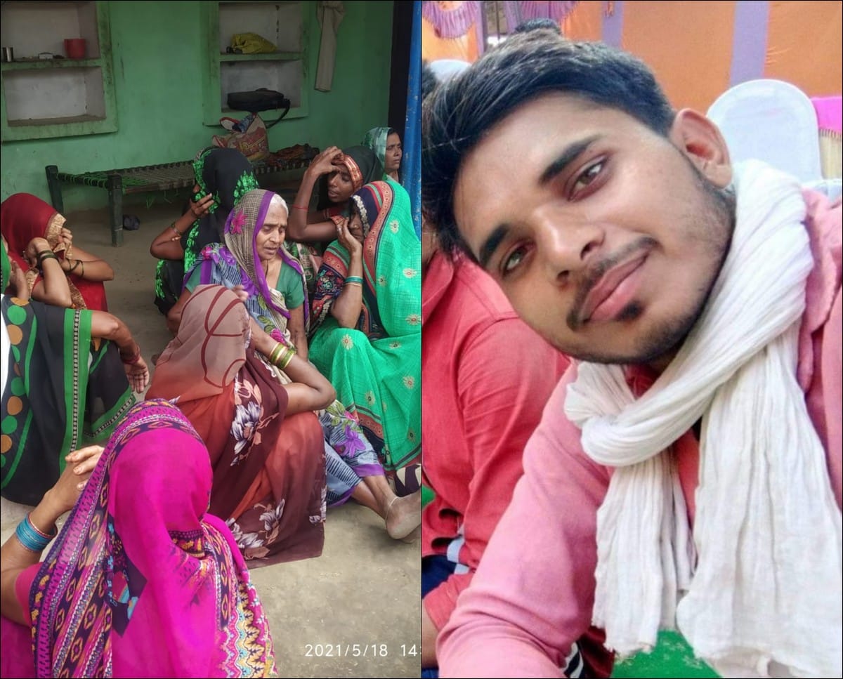 Boat drowned while vegetable bringing one died and four alive in ghazipur