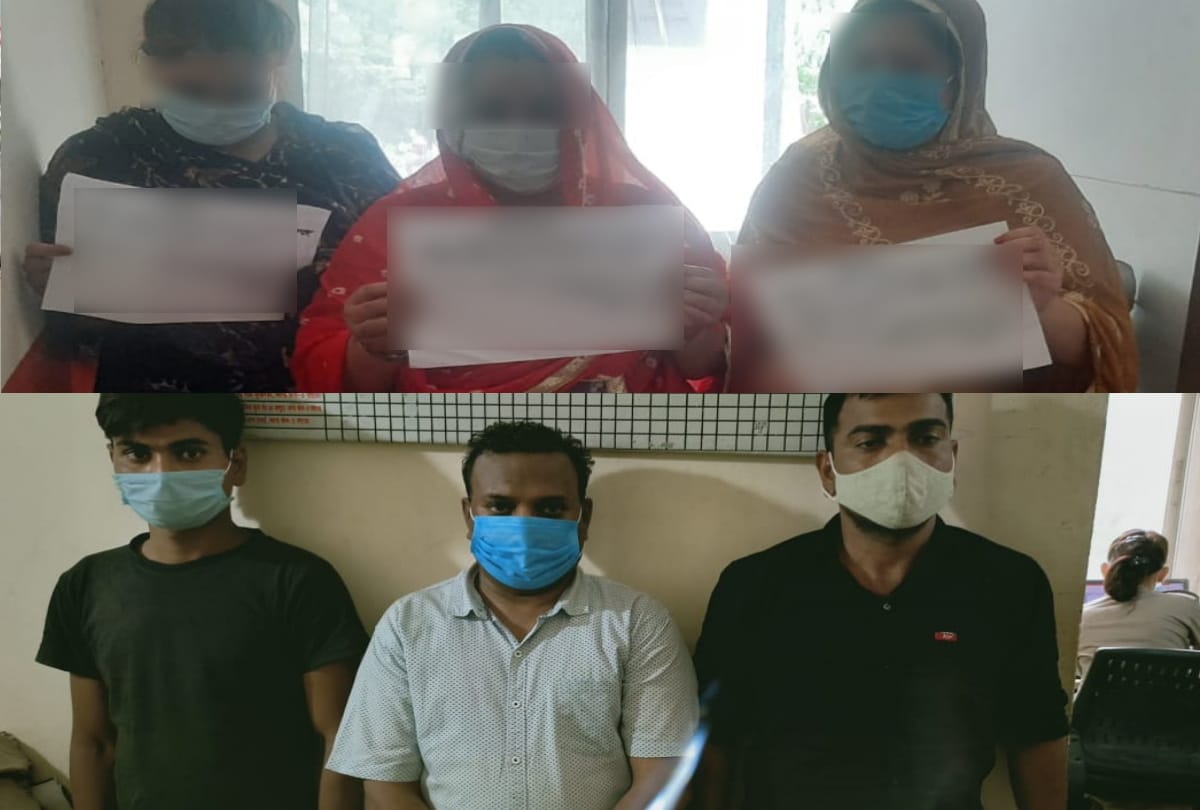noida high profile sex racket 6 arrested including three women see photos
