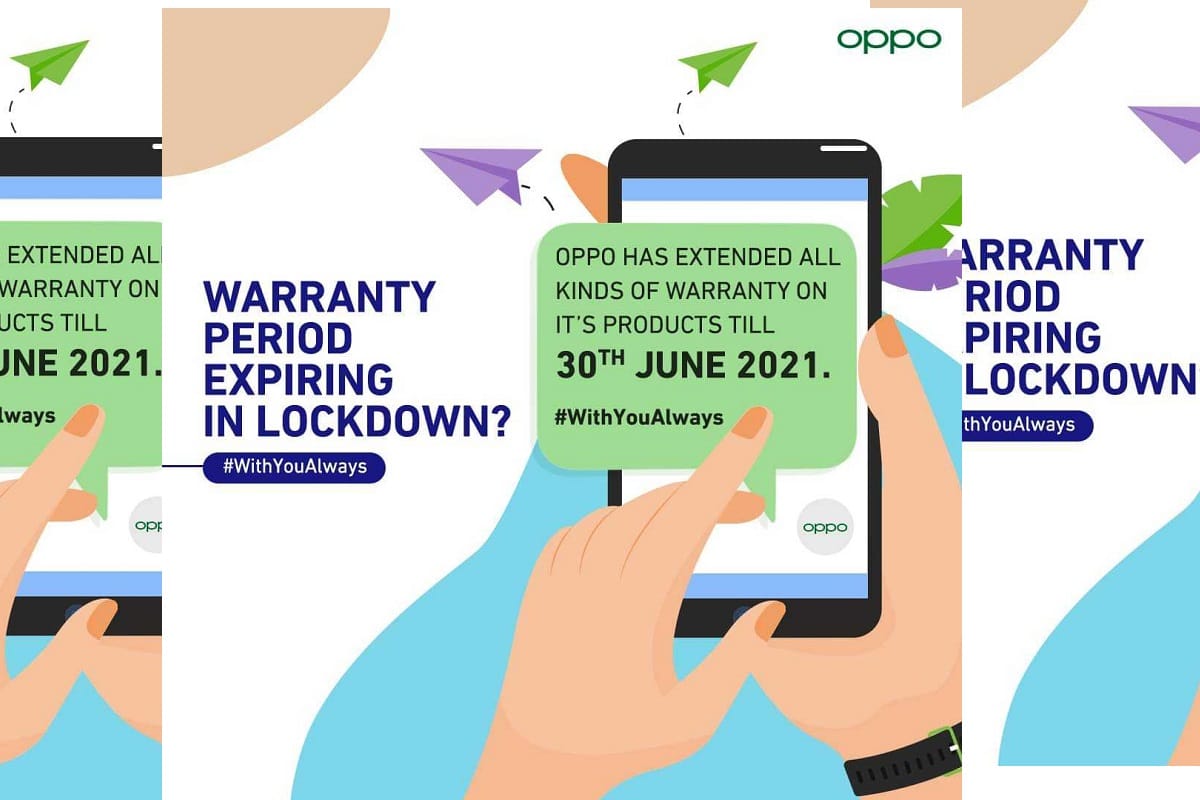 Covid 19 Oppo xiaomi Redmi Poco and Vivo smartphone warranty extended by two months june 2021