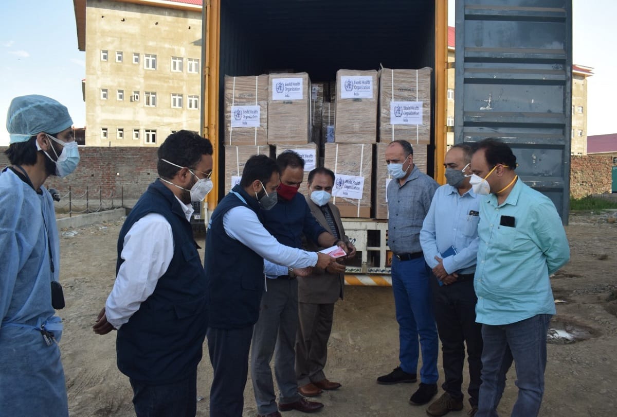 50 oxygen Concentrator given by WHO to Kashmir Health Department