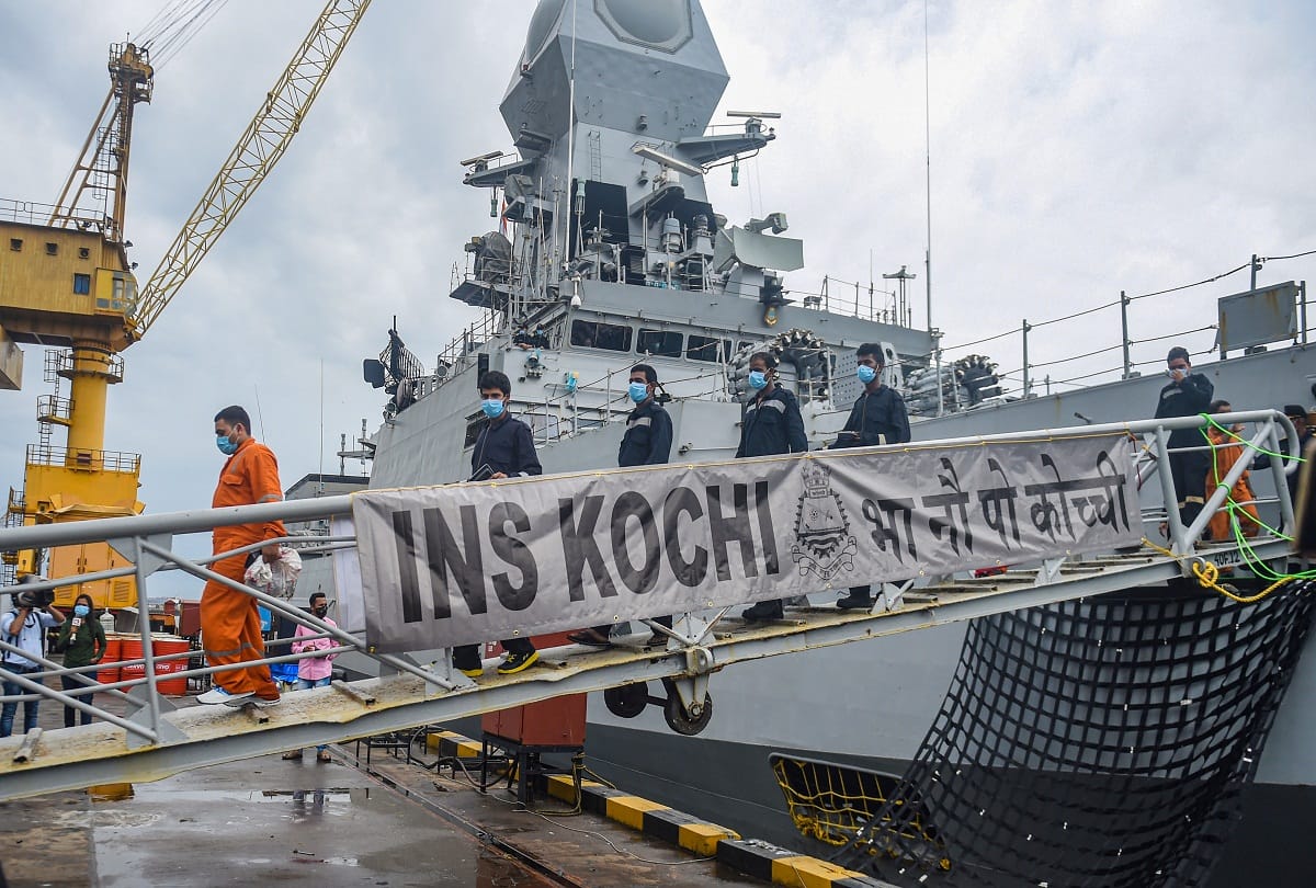 Cyclone Tauktae: INS Kochi reaches Mumbai harbour, 188 personnel rescued from Barge P305