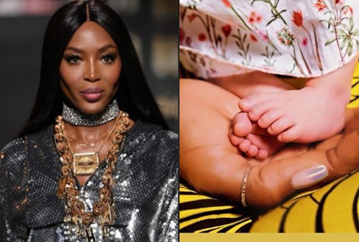 Supermodel Naomi Campbell welcome her first child a baby girl share beautiful photo