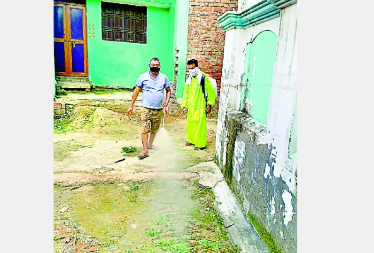 A report of corona effected villages of lucknow.