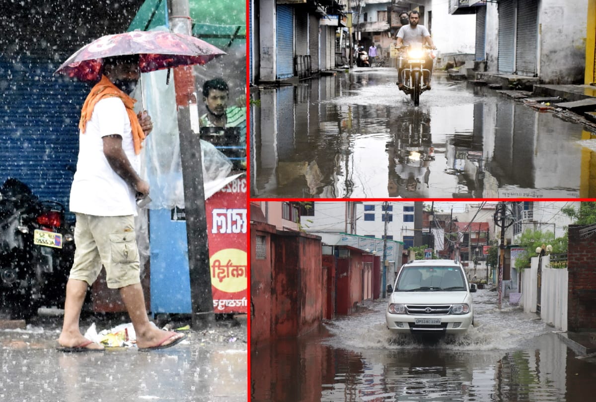 Heavy rain in gorakhpur with pre monsoon