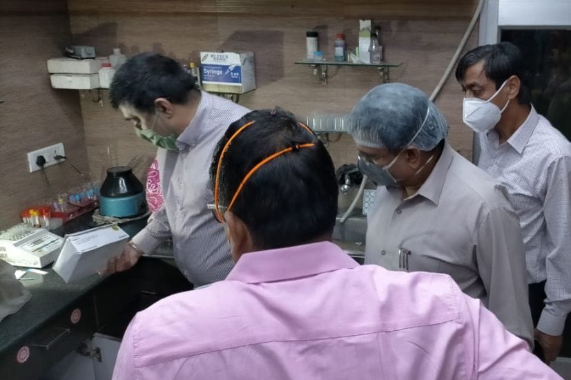 Inspection on Pathology lab