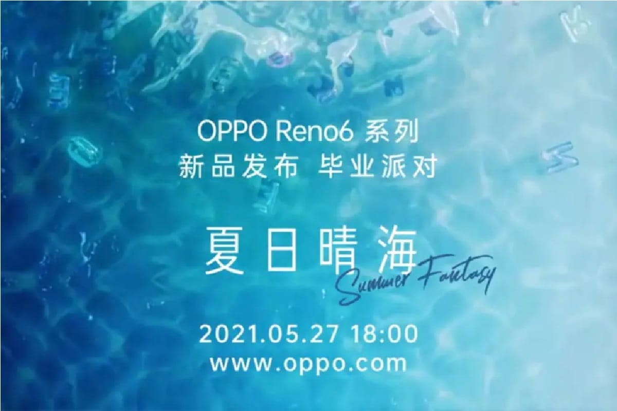 Oppo Reno 6 Series Launch Date Confirmed for May 27 2021