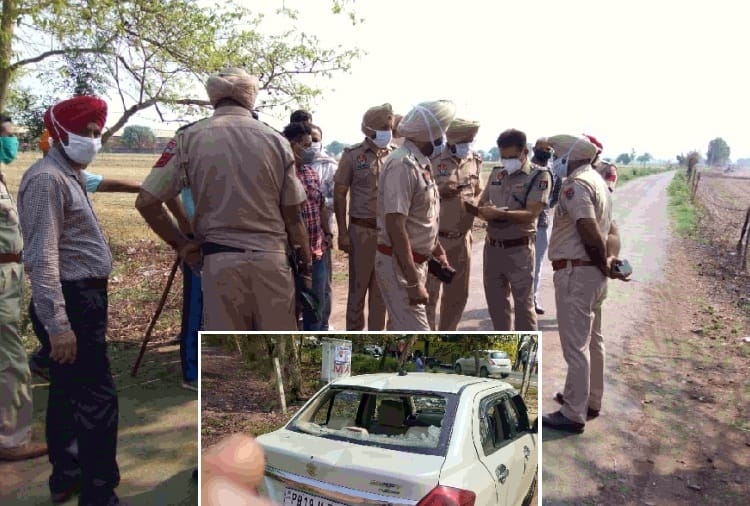 Seven injured including four policemen during clash between villagers and police in Patiala of Punjab