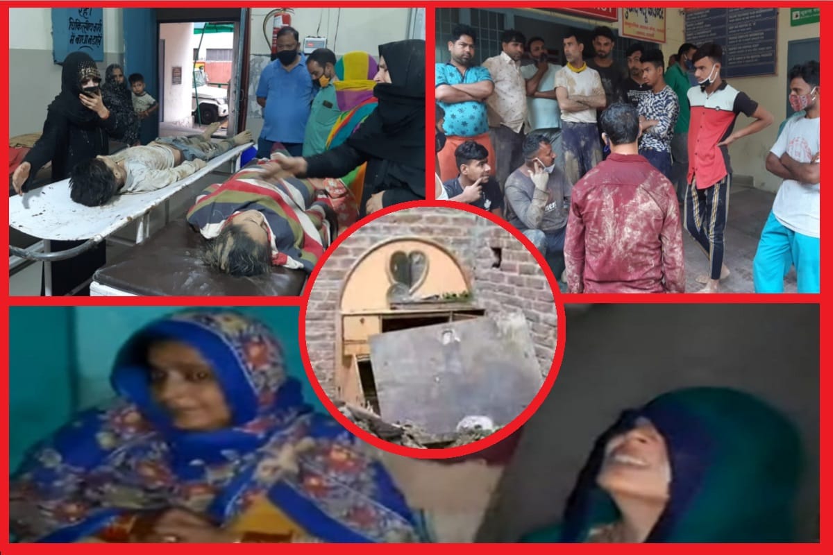 Rain in UP: Three children including mother have died of roof fall in Shamli and see photos