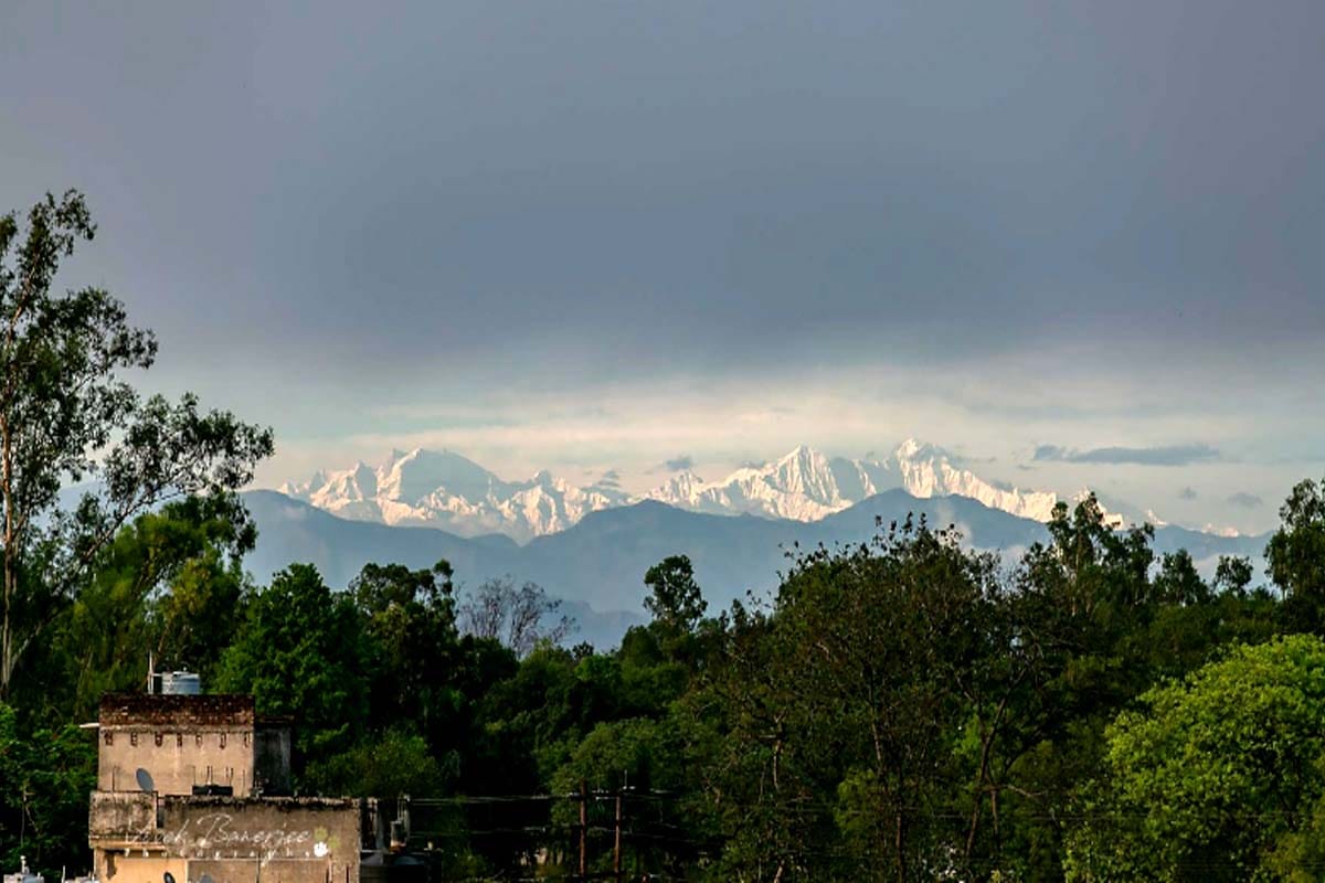 Rain in many District of western UP, shivalik range are shown from hundred kilometres from saharanpur