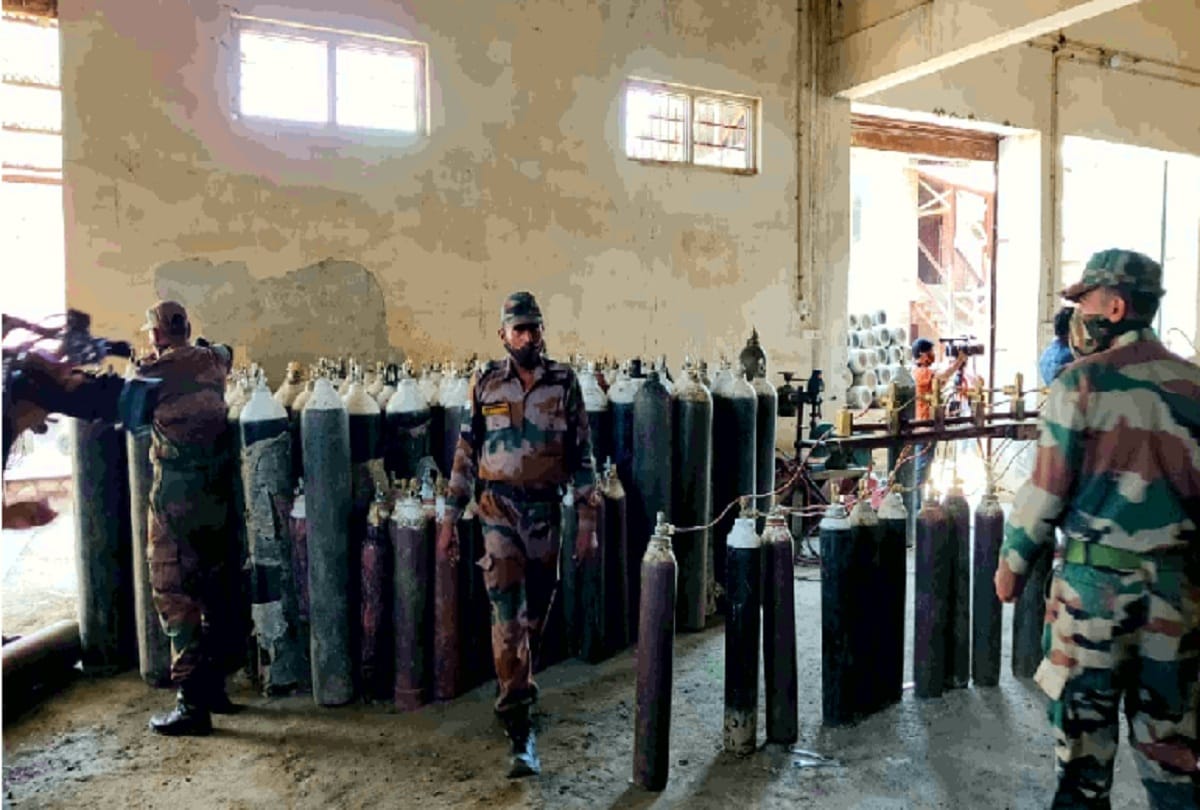 Jammu kashmir news: Army starts closed oxygen plant from five years in record four days