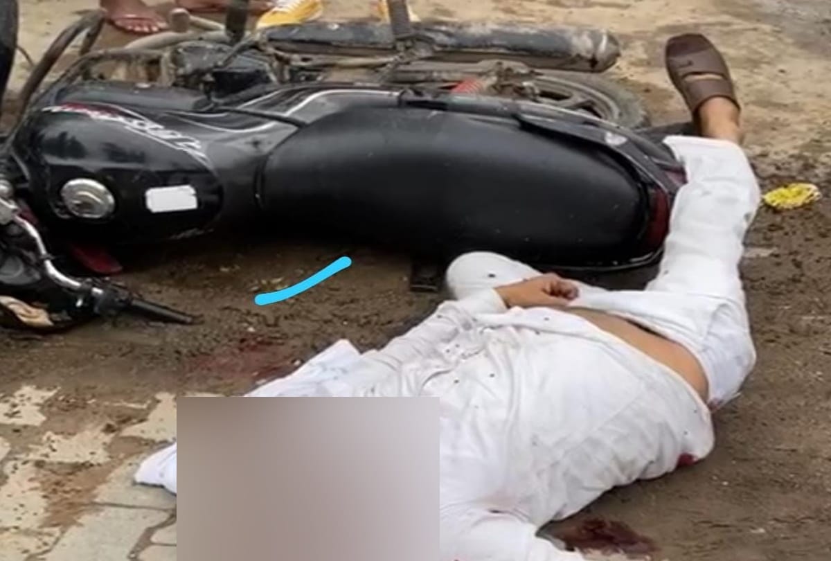 ghaziabad loni man killed by bike borne assailants in day light deceased was witness in brother murder