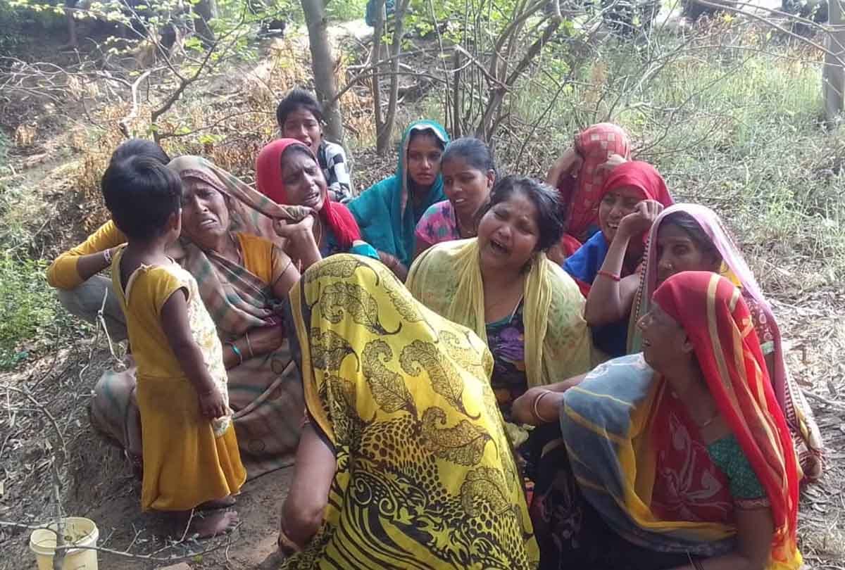 Kannauj:  body man found hanging on a tree who was out on bail was