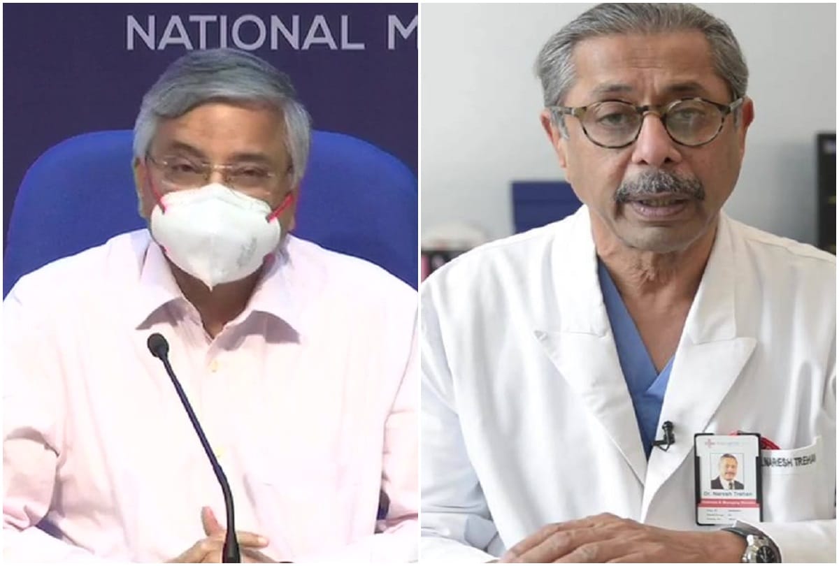 aiims director dr randeep guleria and naresh trehan on black fungus increse fungal infection covid 19