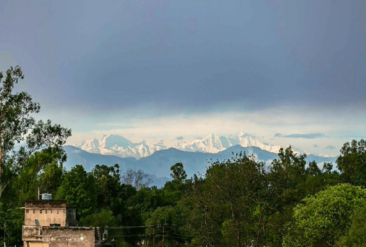 snow clad himalayan range visible from saharanpur in lockdown pics viral