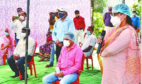 CM reached the village head of Kheri and received information from ANM