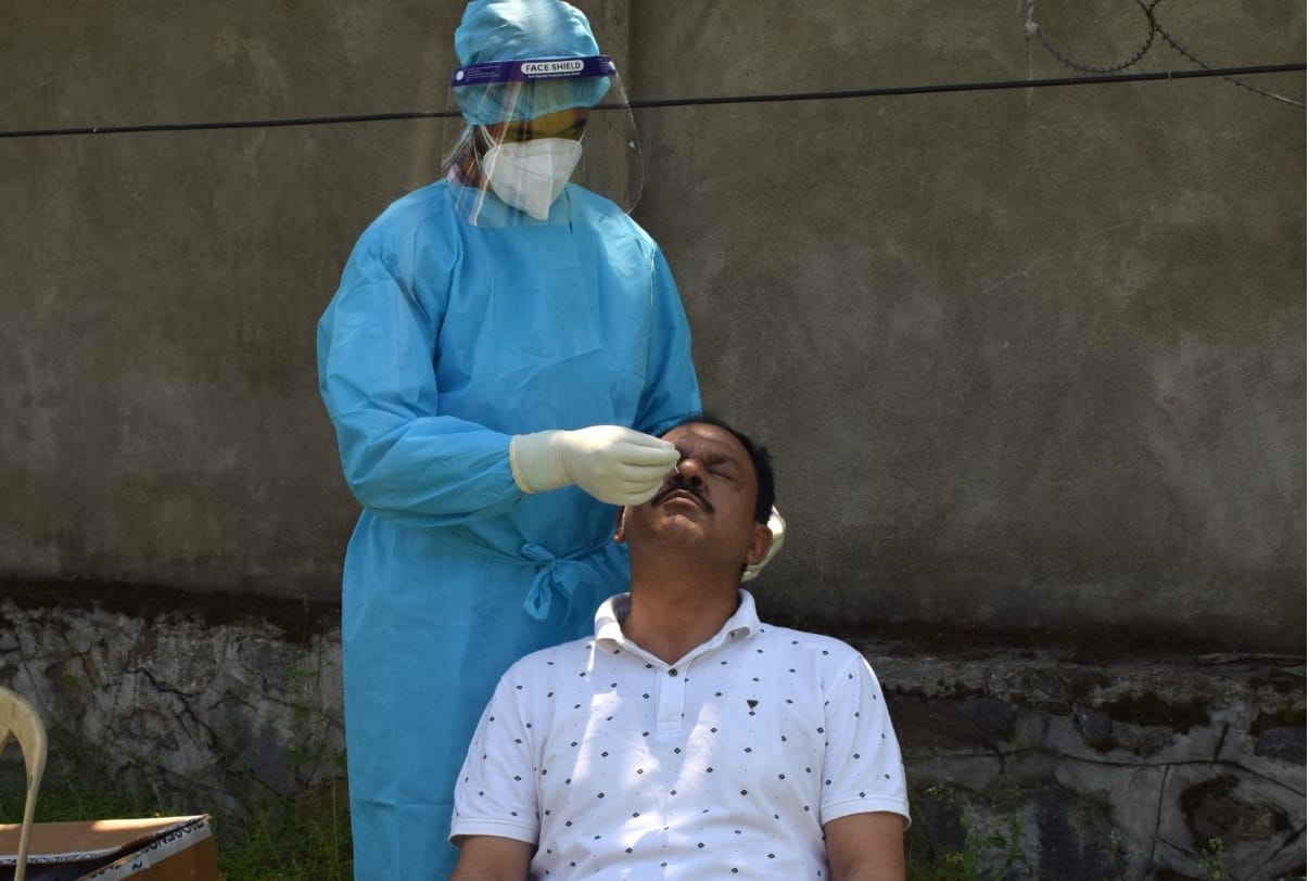 Corona warrior Tajamul Hussain said human service gives strength