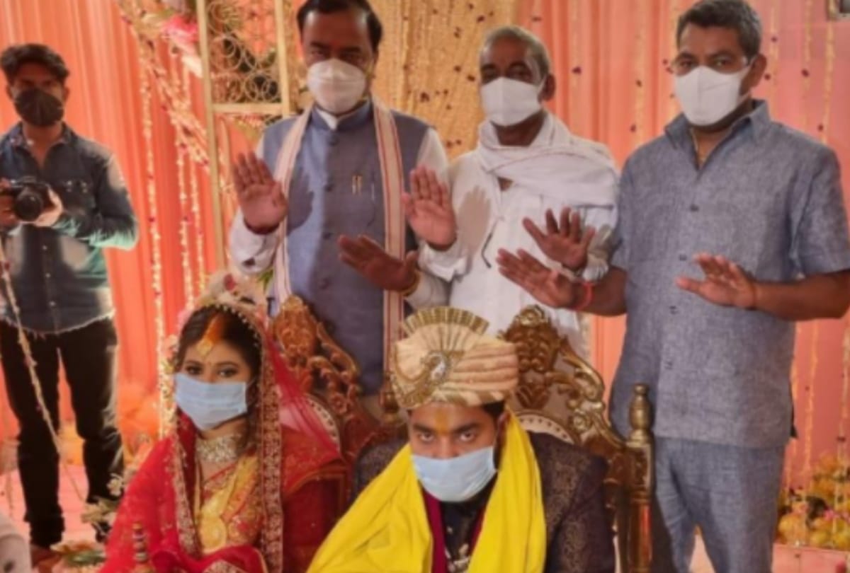 Deputy CM Keshav Prasad Maurya son got married in Raebareli.