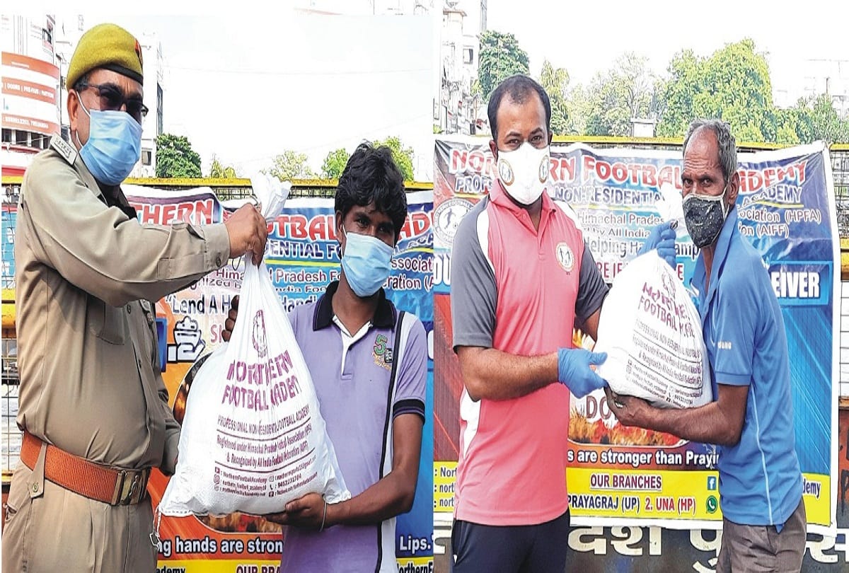 Northern Football Academy came forward to help the poor and helpless