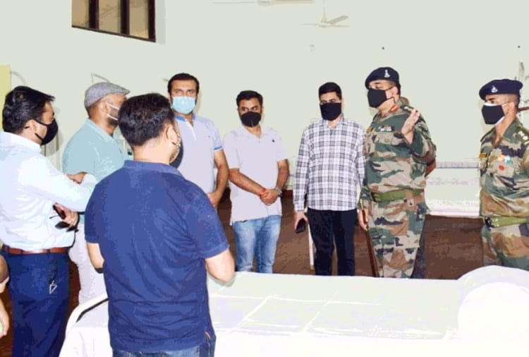 Sports Stadium converted into Corona Isolation Center in 48 hours at Pathankot of Punjab