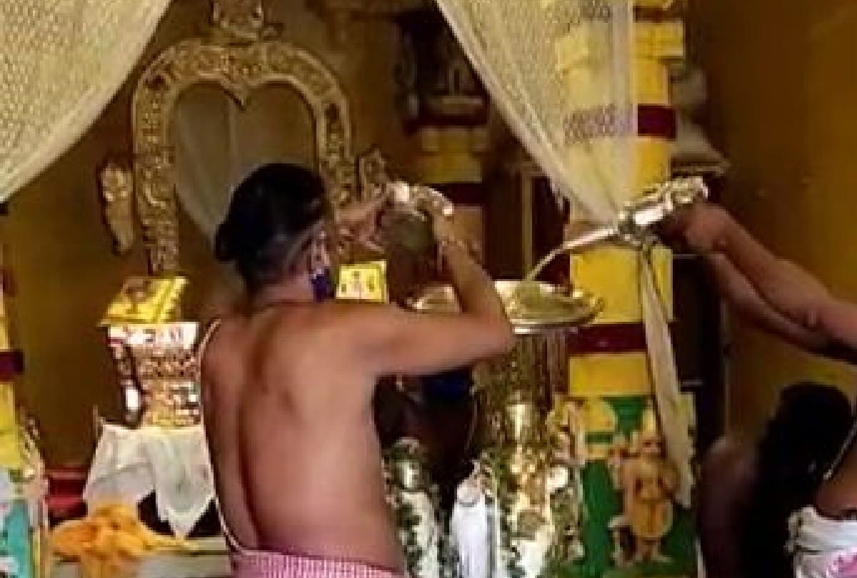 basantostava specials worship offers at shri rangnath temple in vrindavan